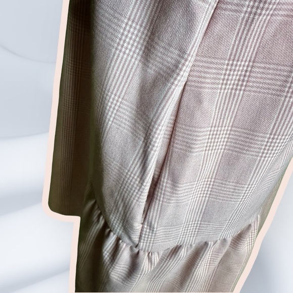 Hatch Pink Plaid ‘Heidi’ Maternity Dress Size 0 ASO Meghan McCain - Picture 14 of 15